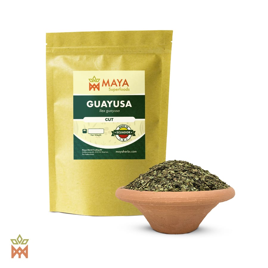 Guayusa thee uit Ecuador — fijn gesneden