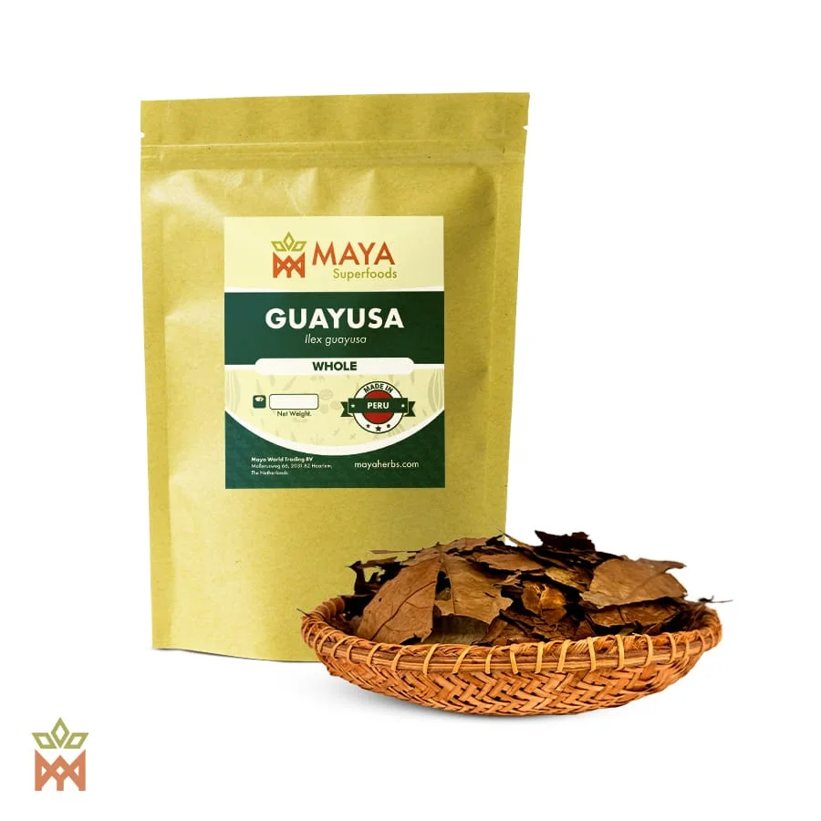 Guayusa uit Peru — hele bladeren