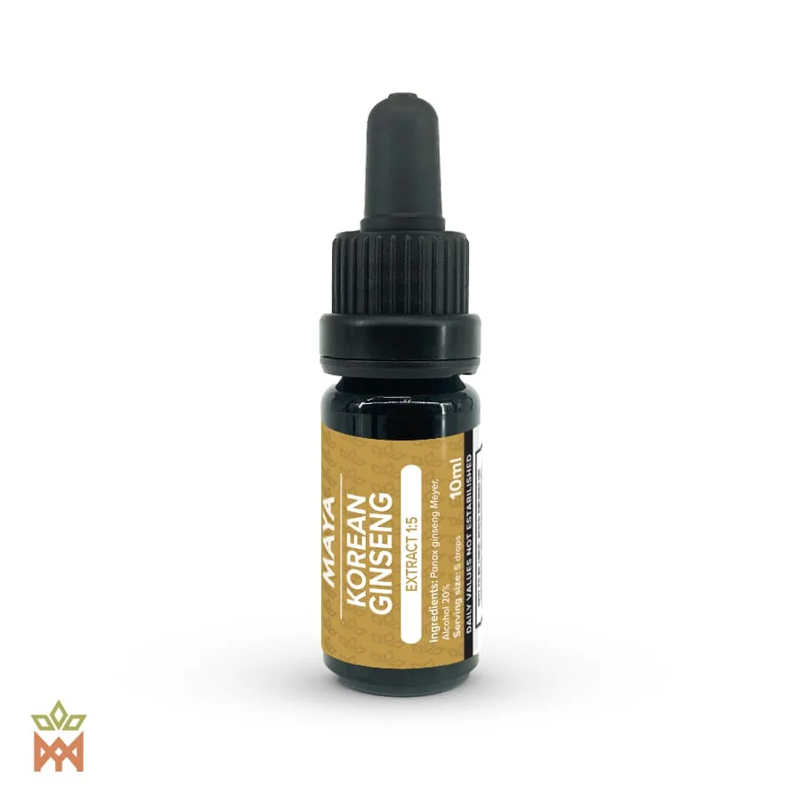 Panax ginseng-tinctuur 1:5 — 10 ml